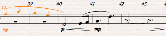 Score Preparation - Score Instrument Cue