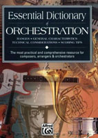 Essential Dictionary of Orchestration - T Gerou